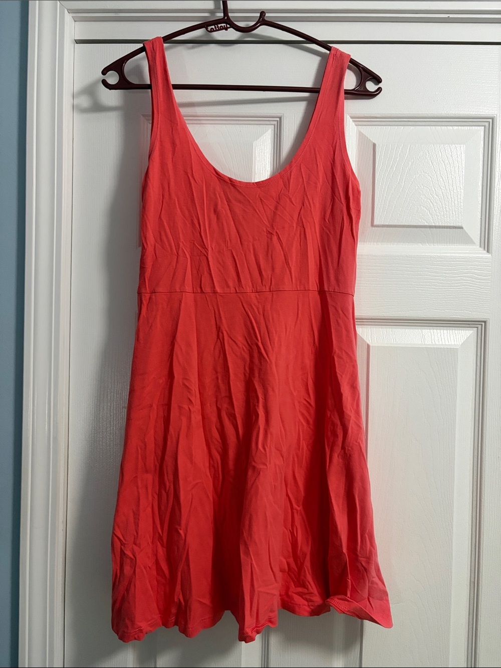 Angie Coral Sleeveless Mini Dress